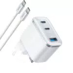 Anker Nano 70W USB C Ladegerät 3-Port Schnellladegerät für iPhone, MacBook, Galaxy