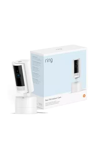 Amazon Bewegliche Ring-Innenkamera – 360° schwenkbar, 169° neigbar, 30 Tage Ring Protect