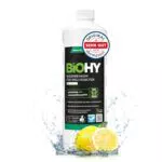 BIOHY Bodenreiniger Konzentrat für alle Hartböden - angenehmer Duft - streifenfreie Reinigung - ideal für Laminat, PVC & Stein