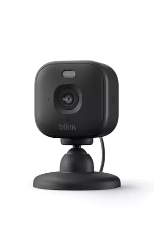 Blink Mini 2K+ Sicherheitskamera mit Nachtsicht, 4-fach-Zoom & Alexa-Kompatibilität