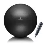 BODYMATE Gymnastikball mit GRATIS E-Book und Luft-Pumpe für Fitness und Yoga