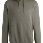 BOSS Herren Wetalk Hoodie aus Baumwoll-Terry mit Logo-Aufnäher Dunkelblau M