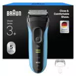 Braun Series 3 Rasierer Herren Elektrisch, 3 Flexible Klingen, MicroComb, Präzisionstrimmer