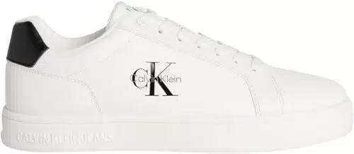 Calvin Klein Herren Cupsole Sneaker Classic Mono Leder