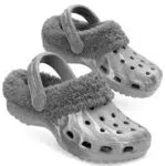 CityComfort Clogs Kinder Hausschuhe Mit Sherpa Fleecefutter Für Mädchen Winter