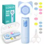 Coslus C50 Elektrische Baby Nagelfeile Mit LED-Licht Für Maniküre Und Pediküre
