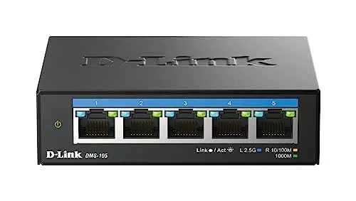 D-Link DGS-1016S 16-Port Unmanaged Gigabit Switch, schwarz