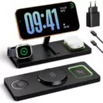 Eddibox 3 in 1 MagSafe Ladestation für iPhone, Apple Watch und AirPods