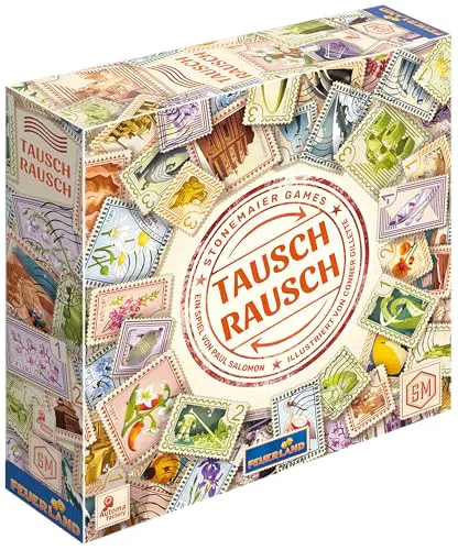 Feuerland Spiele Tauschrausch Brettspiel Familienspiel für Strategen