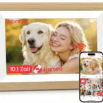 Frameo Digitaler Bilderrahmen 10,1 Zoll mit Touchscreen und 32GB Speicher