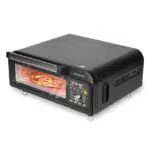 Genius Chef Elektrischer Pizzaofen 10 in 1 mit Airfryer, Pizzastein, Steakgrill