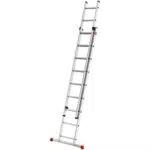Hailo S80 ProfiStep Duo Alu Schiebeleiter Höhenverstellbar Rostfrei Made in Germany