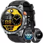 Haulvean Militär Smartwatch Herren mit 1000mAh Akku, 110 Sportmodi, IP68, Fitnessuhr