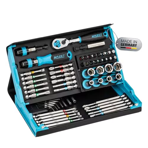 Hazet Smartcase Bit-Satz 2200SC-32 Kompakter Sechskant Werkzeug-Satz Klappbar