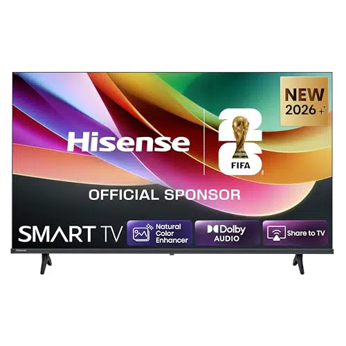 Hisense 55E6NT 4K UHD Smart TV mit HDR, Dolby Vision, Triple Tuner, Alexa, 2024