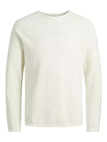 Jack & Jones Herren Strickpullover Rundhals Basic Langarm Sweater JJEHILL