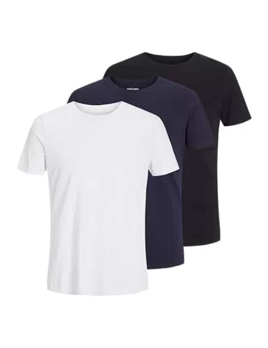 Jack & Jones Jjeorganic Basic T-Shirt O-Neck Herren Bio-Baumwolle