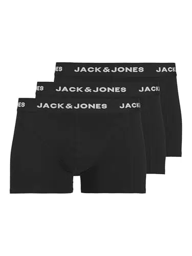 JACK & JONES Herren JACLICHFIELD TRUNKS 3 PACK Boxershorts