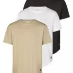 Jack & Jones Herren T-Shirt Lang Geschnitten Bio-Baumwolle Regular Fit JJENOA