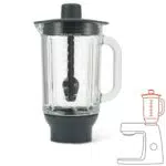 Kenwood ThermoResist Glas-Mixaufsatz KAH359GL Zubehör für Chef Küchenmaschinen