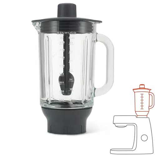 Kenwood ThermoResist Glas-Mixaufsatz KAH359GL Zubehör für Chef Küchenmaschinen