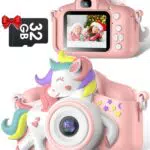 Gofunly Kinderkamera 1080P mit 2,0 Zoll Bildschirm und 32GB Speicherkarte
