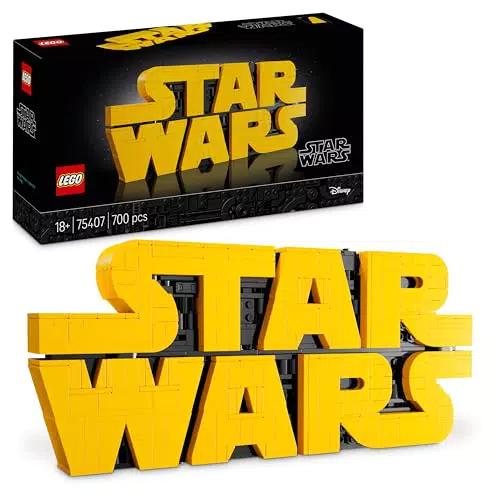 LEGO Star Wars 75407 Star Wars Logo Bauset für Sammler und Fans – Geschenkidee
