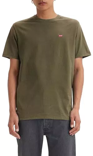 Levi's Herren Ss Original Housemark Tee T-Shirt, Olive Night