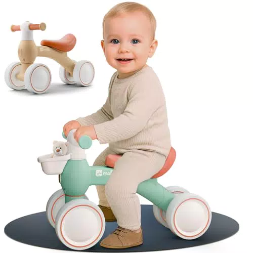 Mallie Laufrad ab 1 Jahr 4-in-1 mit Korb, Lauflernrad und Geschenkidee