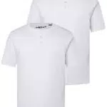 Men Plus Herren Übergrößen Henley Basic Halbarm Rundhals Menswear