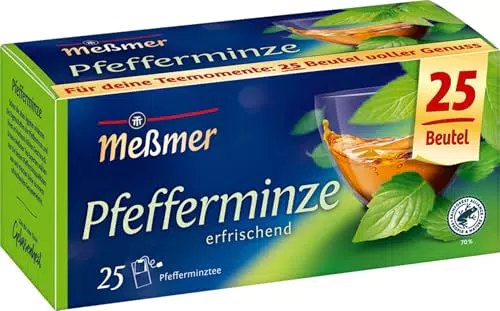 Meßmer Pfefferminze Kräutertee – Erfrischender Minztee Mit Intensivem Geschmack