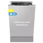 Midea MDWEB1014K Vollintegrierter Geschirrspüler 45 cm, 10 Maßgedecke, WLAN, 8 Programme