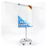 MOB Flipchart Ständer Whiteboard Fahrbar Magnetisch Höhenverstellbar Shark