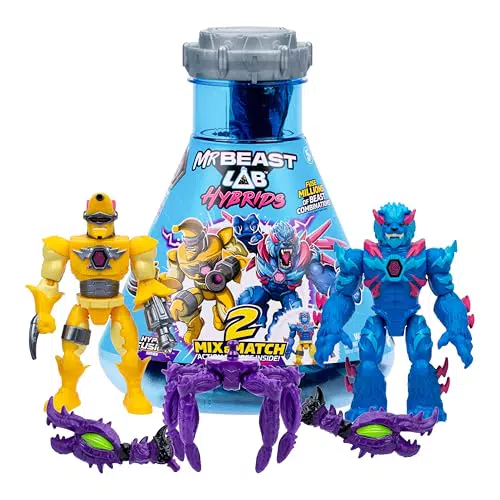 MrBeast Lab Hybrids Mehrfachpackung Actionfiguren Zum Kombinieren Sammeln