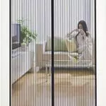MYCARBON Fliegengitter Tür Magnet 90x210cm - Insektenschutz ohne Bohren
