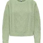Only Life LS Cable O-Neck Damen Pullover