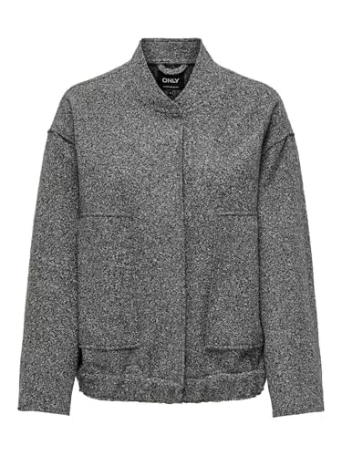 ONLGAIA Boucle Bomberjacke Damen Modisch und Komfortabel