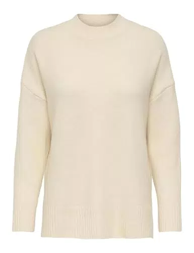 Only Onlhazel Highneck Oversize Pullover Damen Strickpullover