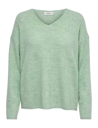 ONLY Damen Warmer Strickpullover, Knitted Basic Stretch Sweater