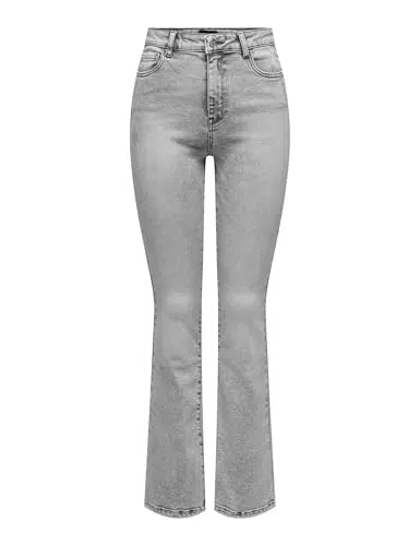 ONLY Damen Onlmila HW Flared Jeans Ausgestellt Denim