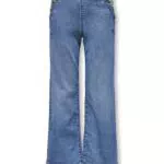 ONLY Girl Jeans Kogmadison Hohe Taille Weites Bein Knöchellang Damen Jeans
