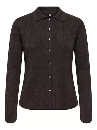 ONLY Onlthea Button Polo Cardigan Damen Strickjacke
