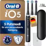 Oral-B iO Series 5 Plus Elektrische Zahnbürste mit 5 Putzmodi und Reiseetui