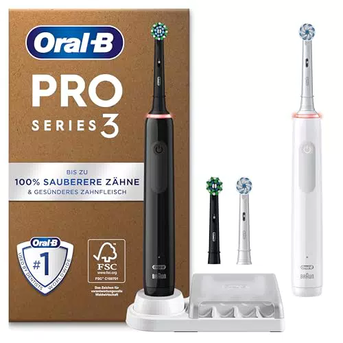 Oral-B Pro Series 3 Plus Edition Elektrische Zahnbürste mit 360° Andruckkontrolle