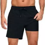 Outfit Spring Herren Badeshorts 2-in-1 Schnelltrocknend Mit Reißverschlusstasche