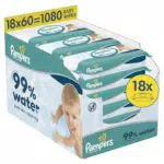 Pampers 99% Water Baby Feuchttücher Sanfte Reinigung für empfindliche Haut