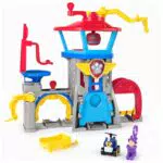 PAW Patrol Air Rescue Flughafen Tower Spielset mit Chase Fahrzeug und Bürgermeister Figur