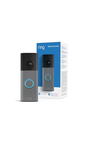 Ring Akku Video Türklingel Retinal 2K Kabellose Kamera mit 6x Zoom