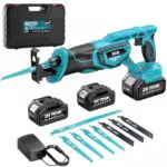SEESII Akku Säbelsäge 21V Bürstenloser Motor Für Holz Metall PVC Baustelle Garten