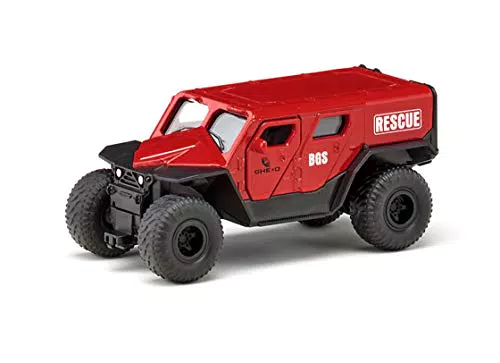 Siku SAR Transporthubschrauber 1:50 mit Spielzeugfigur und Seilwinde